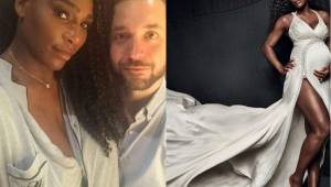 Dos semanas después, Serena Williams compartió la primera imagen de su hija.