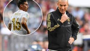 Zidane seguirá contando con James Rodríguez, a pesar de que el colombiano estuvo en el mercado de fichajes.
