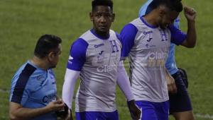 Romell Quioto estuvo presente en el entrenamiento de la 'H' y es duda para los próximos duelos eliminatorios.