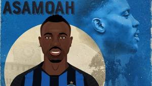 El Inter de Milan hizo oficial la llegada de Asamoah mediante sus redes sociales.