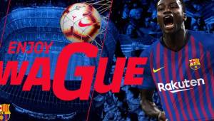 Moussa Wague con 19 años jugará en el Barcelona, aunque podría ir cedido al Barca B.