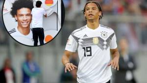 Leroy Sané se visualizaba en la Copa del Mundo pero a última hora le dijeron 'no vas'.