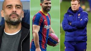 Guardiola habría llorado por la marcha de Sergio Agüero y fichar por el FC Barcelona a petición de Koeman.