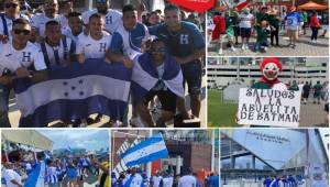 ¡Amistoso con sabor a chile! Aficionados hondureños y mexicanos arribaron desde seis horas antes al estadio que albergará el encuentro entre ambas selecciones a las 6 pm en el Estadio Mercedes Benz de Atlanta. Cientos de catrachos y aztecas se juntaron para el lente de DIEZ quien una vez más se hizo presente en los grandes eventos de la H. FOTOS: Jenny Fernández