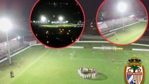 El Real Sociedad de Tocoa ha estado entrenando por la noche para aclimatarse al ambiente del juego por la noche de este sábado ante Vida donde se estrenará el alumbrado.