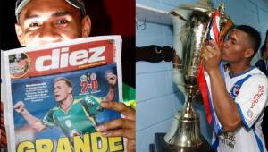 El delantero Carlos Will Mejia ha disputado siete finales de Liga Nacional y todas las ha ganado en los dos equipos, Marathón y Olimpia. Fotos DIEZ