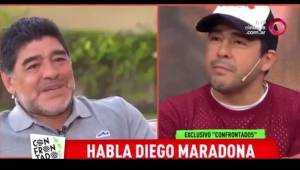 Diego Maradona desató un nuevo escándalo en Argentina. Llamó en un programa en vivo para insultar a su sobrino.