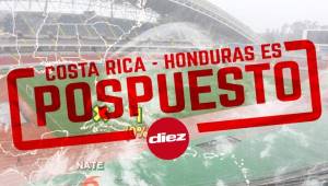 El partido entre Honduras y Costa Rica que se jugaría este viernes se disputará este sábado a las 4:00 pm tras una larga reunión. Foto-arte Jacobo Baustista