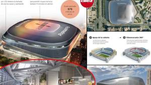 El Real Madrid publicó este domingo en redes sociales cómo será su nueva casa y aquí te presentamos en fotos todos los cambios que tendrá. La construcción comienzará antes de finalizar el presente año.