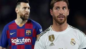 Lionel Messi y Sergio Ramos son los capitanes del Barcelona y Real Madrid, respectivamente.