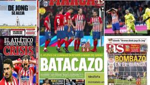 El equipo girones eliminó a los colchoneros en los cuartos de final de la Copa del Rey en el estadio Wanda Metropolitano y esto genera mucho eco en la prensa deportiva.