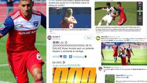 El hondureño anotó su primer gol con el FC Dallas en la MLS y la prensa internacional destaca la gran actuación del catarcho. Conocé que dicen.