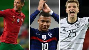 Cristiano Ronaldo, Mbappé, De Bruyne, Müller, Kane, cinco estrellas a seguir en la Eurocopa 2021.