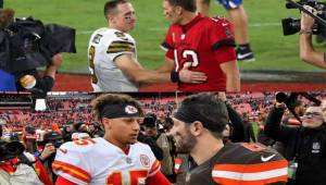 Tom Brady y Drew Brees chocarán en un duelo de leyendas, mientras que las promesas Mahomes y Mayfield harán lo suyo también en las semifinales de Conferencia en la NFL.