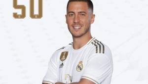 Hazard lucirá la camiseta número 50 durante la pretemporada del Real Madrid en Estados Unidos.