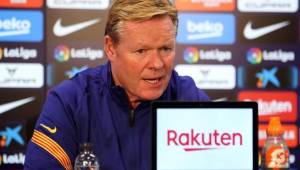 Koeman aseguró que Laporta le explicó lo de la Superliga europea y solo buscaban el bienester del club.