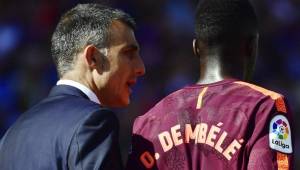 Dembélé se lesionó la fecha antepasada ante el Getafe.