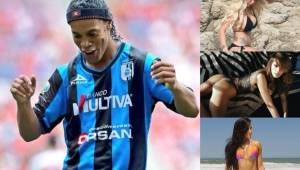 El ahora embajador del Barcelona, Ronaldinho Gaúcho, gozó de estar bien acompañado por espectaculares modelos de todo el mundo. ¡Conocelas!