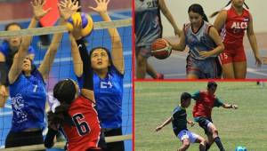 La actividad en los Juegos de la Juventud estuvo llena de fútbol, tenis, voleibol y baloncesto.