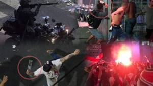 Los aficionados de River Plate protagonizaron una verdadera batalla campal contra la policía tras festejar el título obtenido en Copa Libertadores.