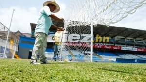 El estadio Morazán ya se encuentra listo para albergar la batalla Honduras-Costa Rica por eliminatorias a Rusia 2018. Fotos Neptalí Romero