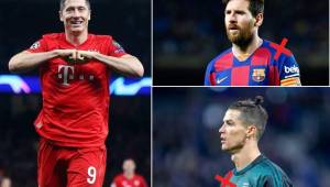 Lewandowski no consideró a Cristiano Ronaldo y Messi como delanteros centro, aunque son los goleadores de la actualidad.