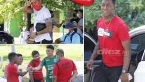 Los futbolistas de se hicieron presente para realizarse pruebas Covid-19 y confirmar que Tato García es su nuevo entrenador. Fotos: Neptalí Romero
