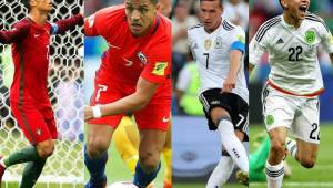 Portugal, Chile, Alemania y México buscarán el título en la Copa Confederaciones 2017.