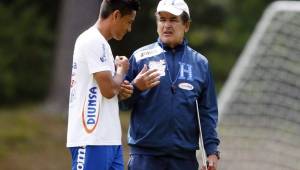 El técnico de Honduras Jorge Luis Pinto dice que Andy Najar estará para los juegos ante eliminatorios ante Estados Unidos y Costa Rica en el mes de marzo. Foto DIEZ