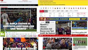 Medios de Madrid comienzan a presionar para sacar a Lopetegui. 5-1 fue la paliza que les dio el Barcelona en el Camp Nou.