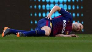 Iniesta apunta para estar un mes de baja con el Barcelona.
