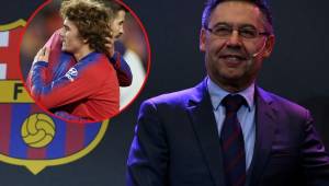 Bartomeu negó contactos para el fichaje de Griezmann por el Barcelona.