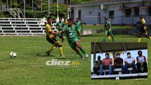 El Torneo Invitacion Sub-18 de Fenafuth inició este sábado con el clásico sampedrano entre Real España y Marathón en San Pedro Sula. Foto: Moises Valenzuela