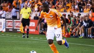 Boniek García ha sufrido una lesión en el duelo entre Houston Dynamo y el New York City.