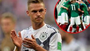 Kimmich comentó que nunca miraron de menos a México en su debut en el Mundial de Rusia.