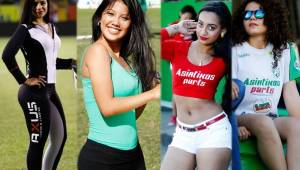Las bellas damas nunca fallan en cada jornada de la Liga Nacional de Honduras y esta no fue la excepción.