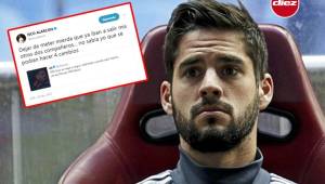 Isco se molestó con el diario español por una presunta falsa noticia.