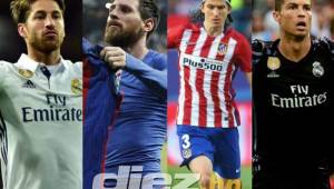 El portal web de la UEFA dio a conocer este lunes el once ideal de la temporada en la Liga Española en donde la gran sorpresa fueron las ausencias de Marcelo, Griezmann y Neymar.
