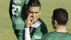 El mediocampista Mayron Flores en sus primeros entrenamientos con Marathón donde vivirá una nueva aventura dirigido por Héctor Vargas. Foto Neptalí Romero