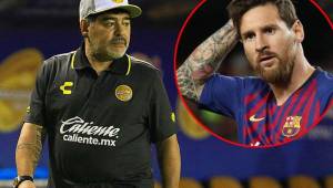 Maradona aseguró que sus palabras no eran dirigidas para Messi y que comparte una gran amistad con su compatriota.