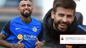 Vidal le dijo a Piqué que la próxima Liga de Campeones la conquistará el Inter.