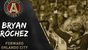 Bryan Róchez será una de las esperanzas goleadoras de Atlanta para la presente temporada.