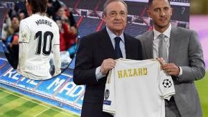 Luka Modric le negó la camiseta 10 del Real Madrid a Eden Hazard.