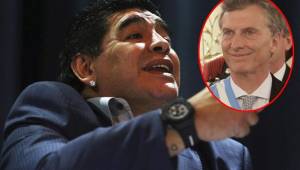 Diego Maradona culpa a Mauricio Macri de la violencia en Argentina.
