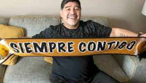 Maradona llegó a México para tomar la dirección técnica del Dorados de Sinaloa.