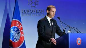 El presidente de la UEFA, Aleksander Ceferin, arremetió contra la creación de la Superliga europea.