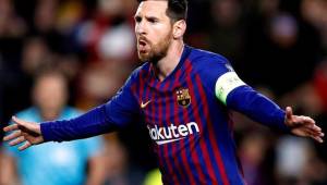 Messi es el máximo goleador del Barcelona con 33 tantos esta temporada en España.