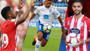 Los hondureños en la primera división de España como Choco Lozano y los de segunda, Bryan Acosta y Jona Mejía, se estrenan este fin de semana.