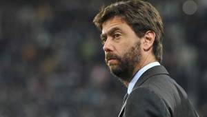TURIN, ITALY - OCTOBER 25: Andrea Agnelli during the press conference at the end of the Juventus shareholders meeting at Allianz Stadium on October 25, 2018 in Turin, Italy. (Photo by Daniele Badolato - Juventus FC/Juventus FC via Getty Images)