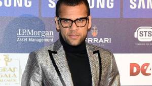 Dani Alves durante la Gala del Calcio Italiano.